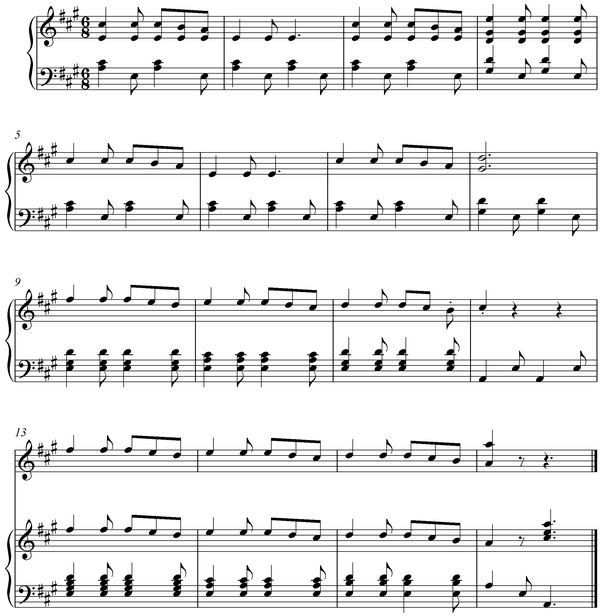 Notation incipit page 1