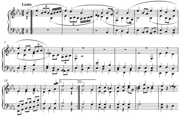Notation incipit page 1