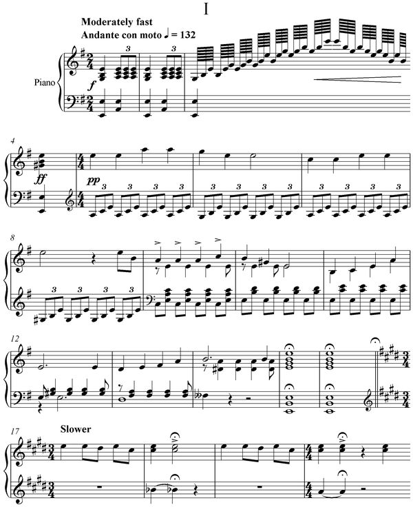 Notation incipit page 1