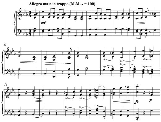 Notation incipit page 1