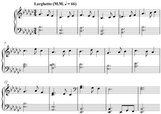 Notation incipit page 1