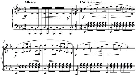 Notation incipit page 1