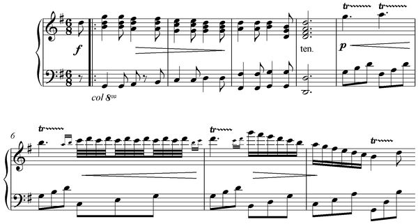 Notation incipit page 1