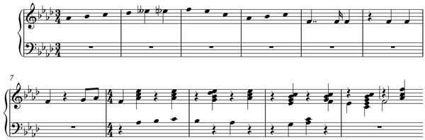 Notation incipit page 1
