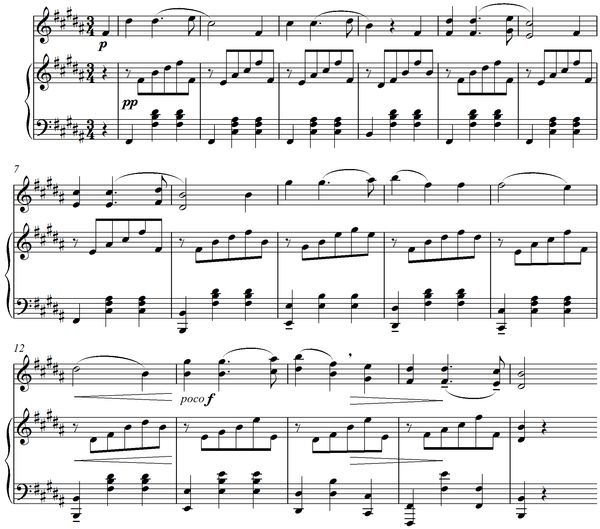 Notation incipit page 1