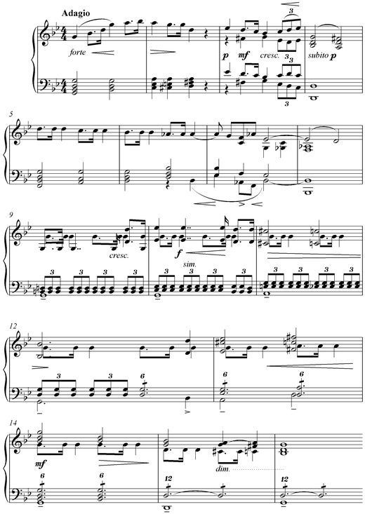 Notation incipit page 1