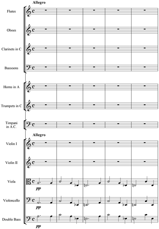 Notation incipit page 1