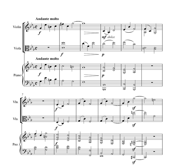 Notation incipit page 1