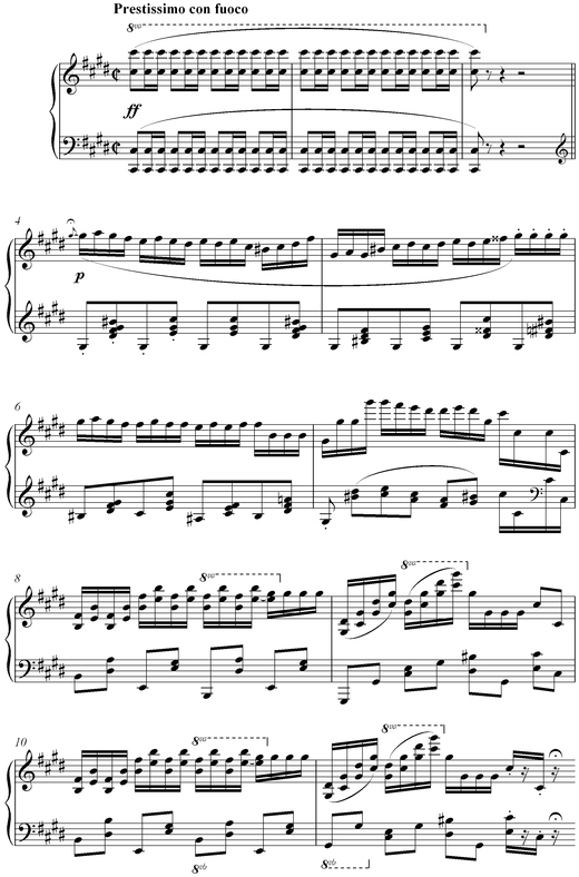 Notation incipit page 1