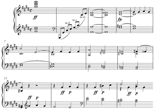 Notation incipit page 1
