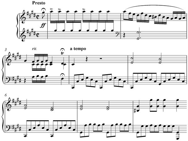 Notation incipit page 1