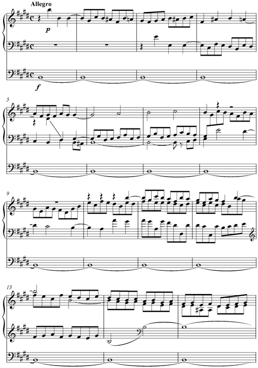 Notation incipit page 1
