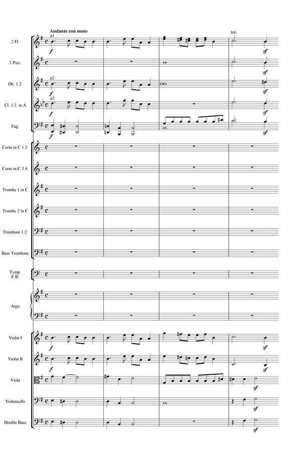 Notation incipit page 1