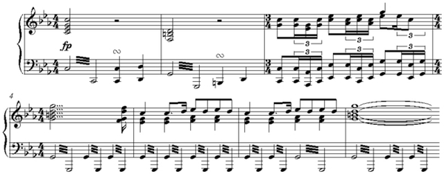 Notation incipit page 1