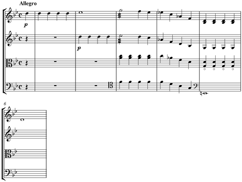 Notation incipit page 1