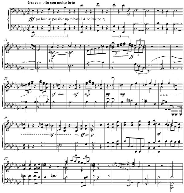 Notation incipit page 1
