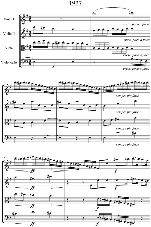 Notation incipit page 1