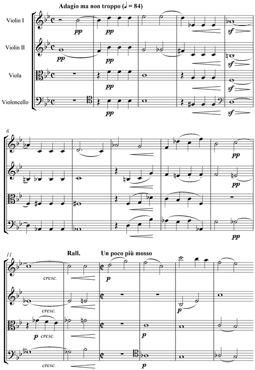 Notation incipit page 1