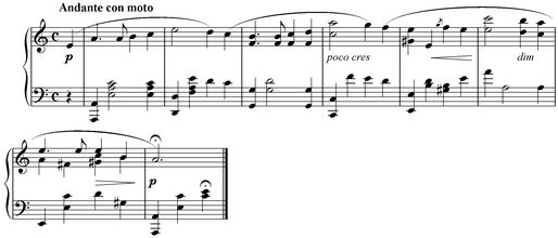 Notation incipit page 1